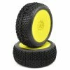 AKA I-Beam 1/8 Buggy Pre-Mounted Tires (2) (Yellow) (Super Soft - Long Wear)