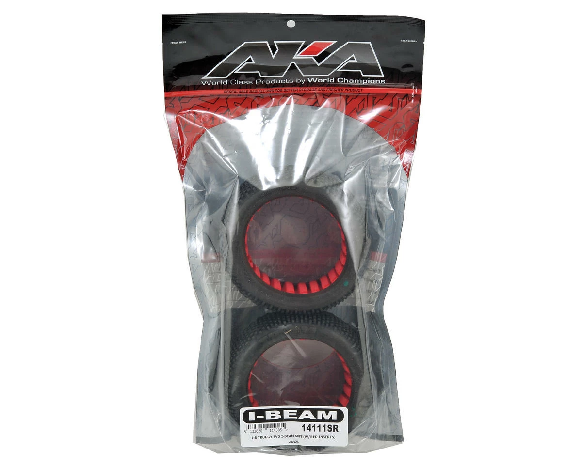 AKA EVO I-Beam 1/8 Truggy Tires (2) (Soft) - Image 2