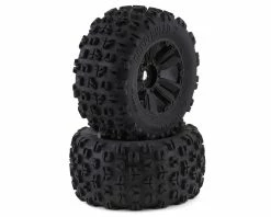 Arrma DBoots "Copperhead2 Mt" Pre-Mounted Tire (Black) (2) W/24mm Hex