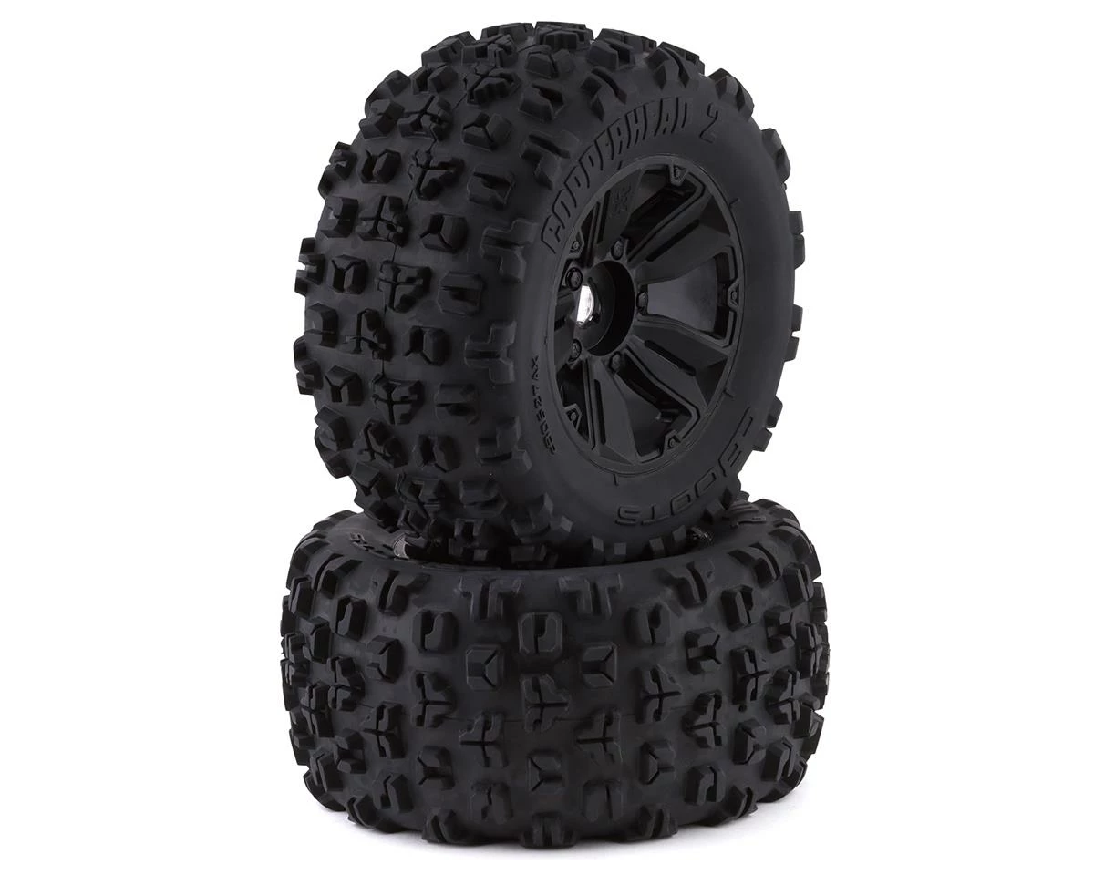Arrma DBoots "Copperhead2 Mt" Pre-Mounted Tire (Black) (2) W/24mm Hex