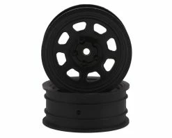 Team Associated SR10 Front Wheels (Black) (2)