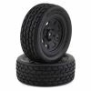 Team Associated SR10 Pre-Mounted Street Stock Tires W/Front Wheels (2)