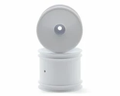 Team Associated 12mm Hex Stadium Truck Dish Wheel (2) (White)