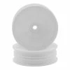Team Associated 12mm Hex 2.2" "Slim" Front Buggy Wheels (White) (2) (B6)