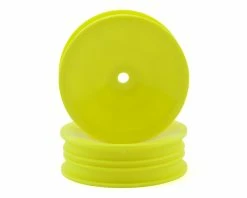 Team Associated 12mm Hex 2.2" "Slim" Front Buggy Wheels (Yellow) (2) (B6)