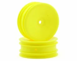 Team Associated 12mm Hex 2.2 Front Buggy Wheels (2) (B6) (Yellow)