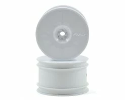 Avid RC 12mm Hex Satellite 2.2" Rear Buggy Wheels (White) (2) (B6/22/RB6/ZX6)