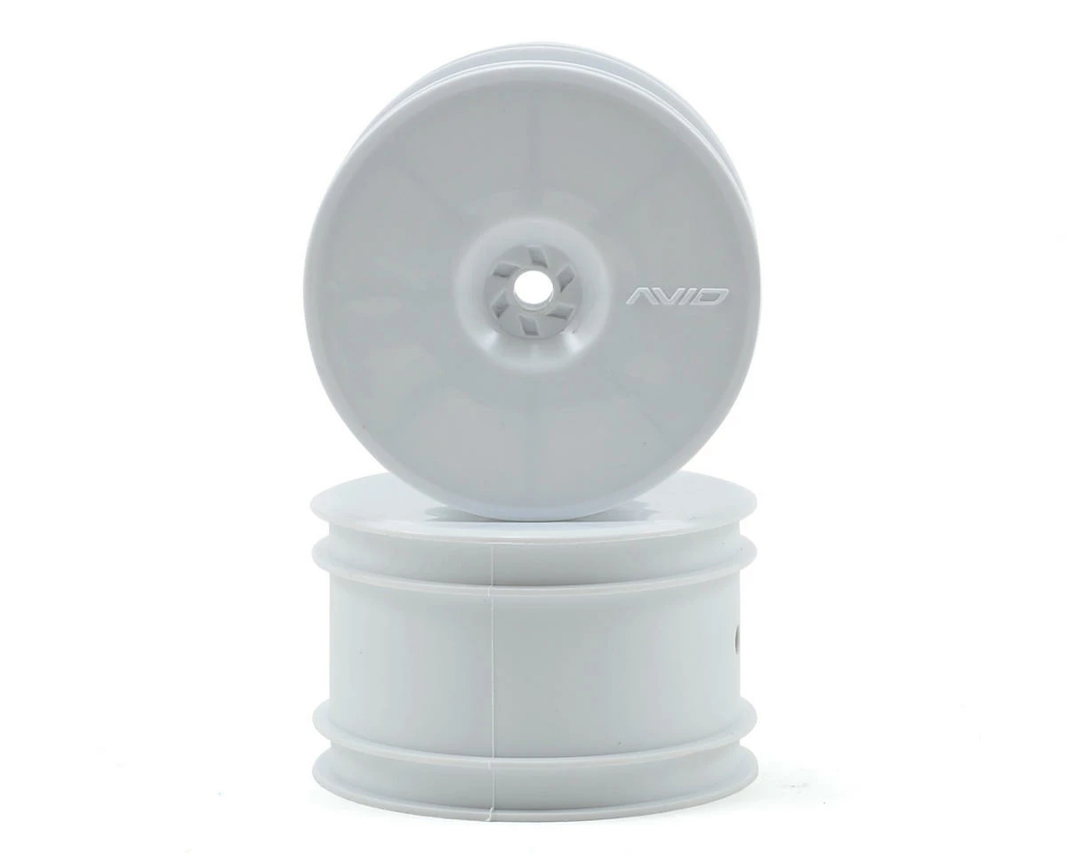 Avid RC 12mm Hex Satellite 2.2" Rear Buggy Wheels (White) (2) (B6/22/RB6/ZX6)