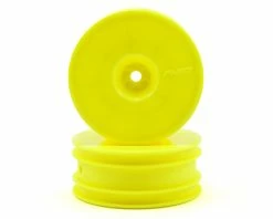 Avid RC 12mm Hex Satellite 2.2" Front Buggy Wheels (Yellow) (2) (B6/RB6/YZ2)