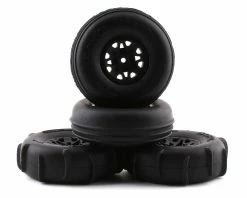 Axial ST28 Razor Pre-Mounted Front & Paddle Rear Tire Set (4)