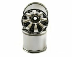 Axial 8 Spoke Oversize Monster Truck Wheel (2) (Chrome)