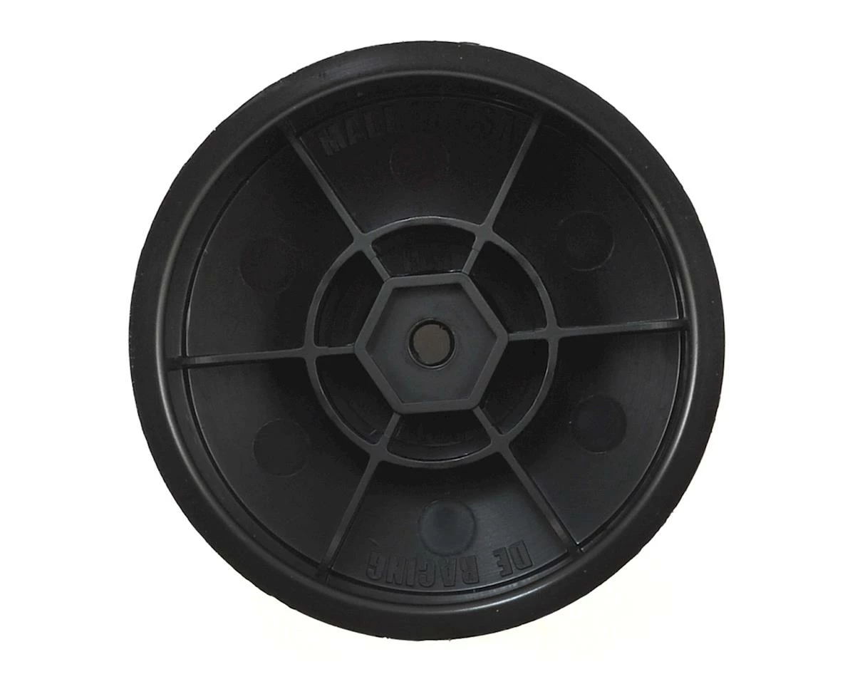 DE Racing 12mm Hex "Borrego" 2.2 1/10 Buggy Front Wheels (4) (B6/RB6) (Black) - Image 2