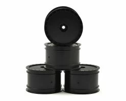 DE Racing 12mm Hex "Borrego" 2.2 1/10 Buggy Rear Wheels (4) (B6/22) (Black)