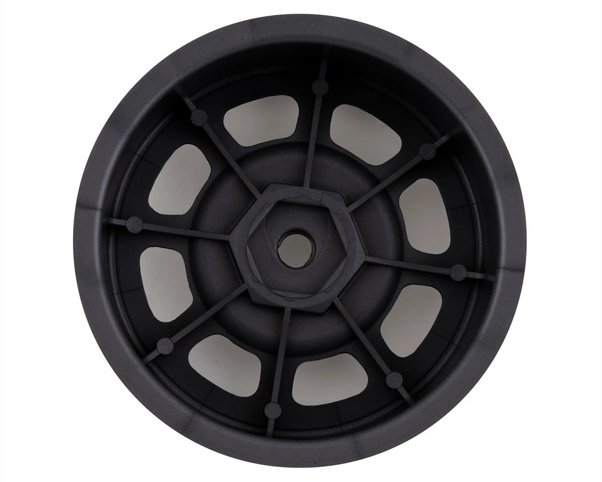 DE Racing Speedway Front Wheels (Black) (4) (Custom Works/B6) - Image 2