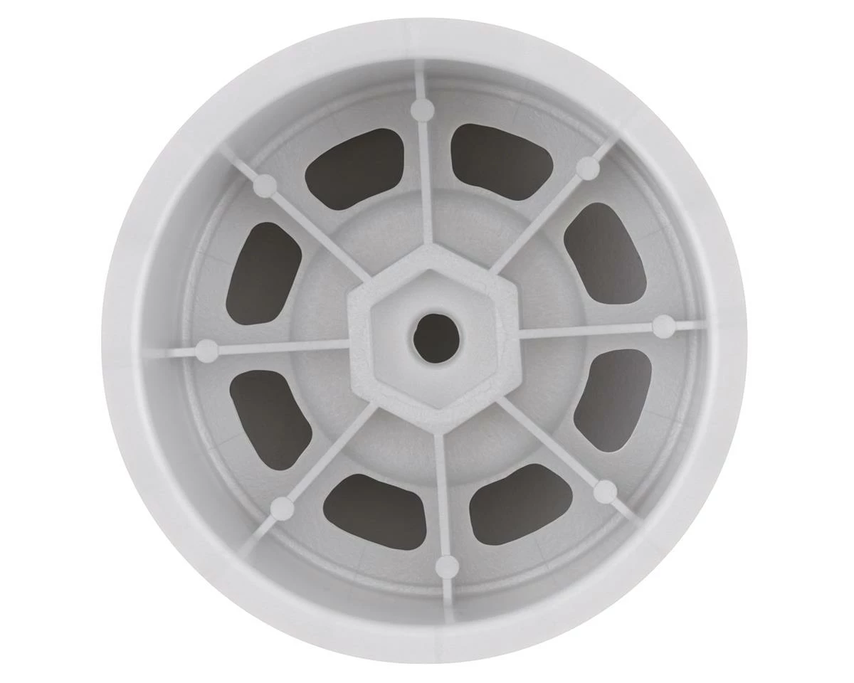 DE Racing Speedway Rear Wheels (White) (4) (Custom Works/B6) - Image 2