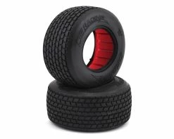 DE Racing G6T Oval SC 2.2/3.0" Short Course Truck Tires W/Inserts (2) (Clay)