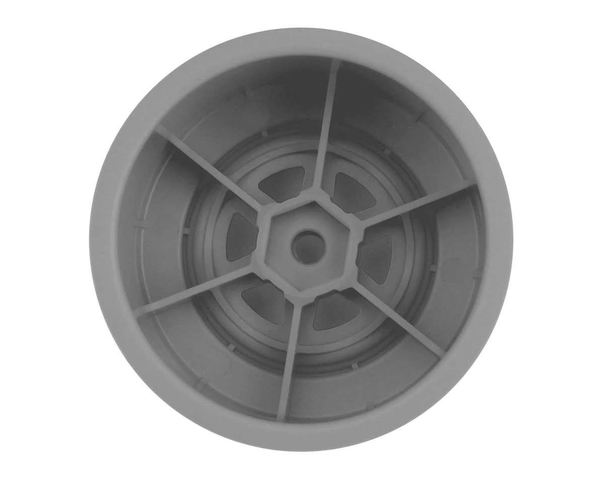 DE Racing Gambler Rear Late Model Wheels (AE/TLR) (Silver) W/12mm Hex - Image 2