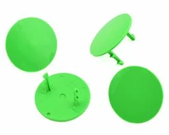DE Racing Gambler Dirt Oval Mud Plugs (Green) (4)