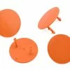DE Racing Gambler Dirt Oval Mud Plugs (Orange) (4)