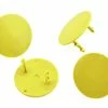 DE Racing Gambler Dirt Oval Mud Plugs (Yellow) (4)