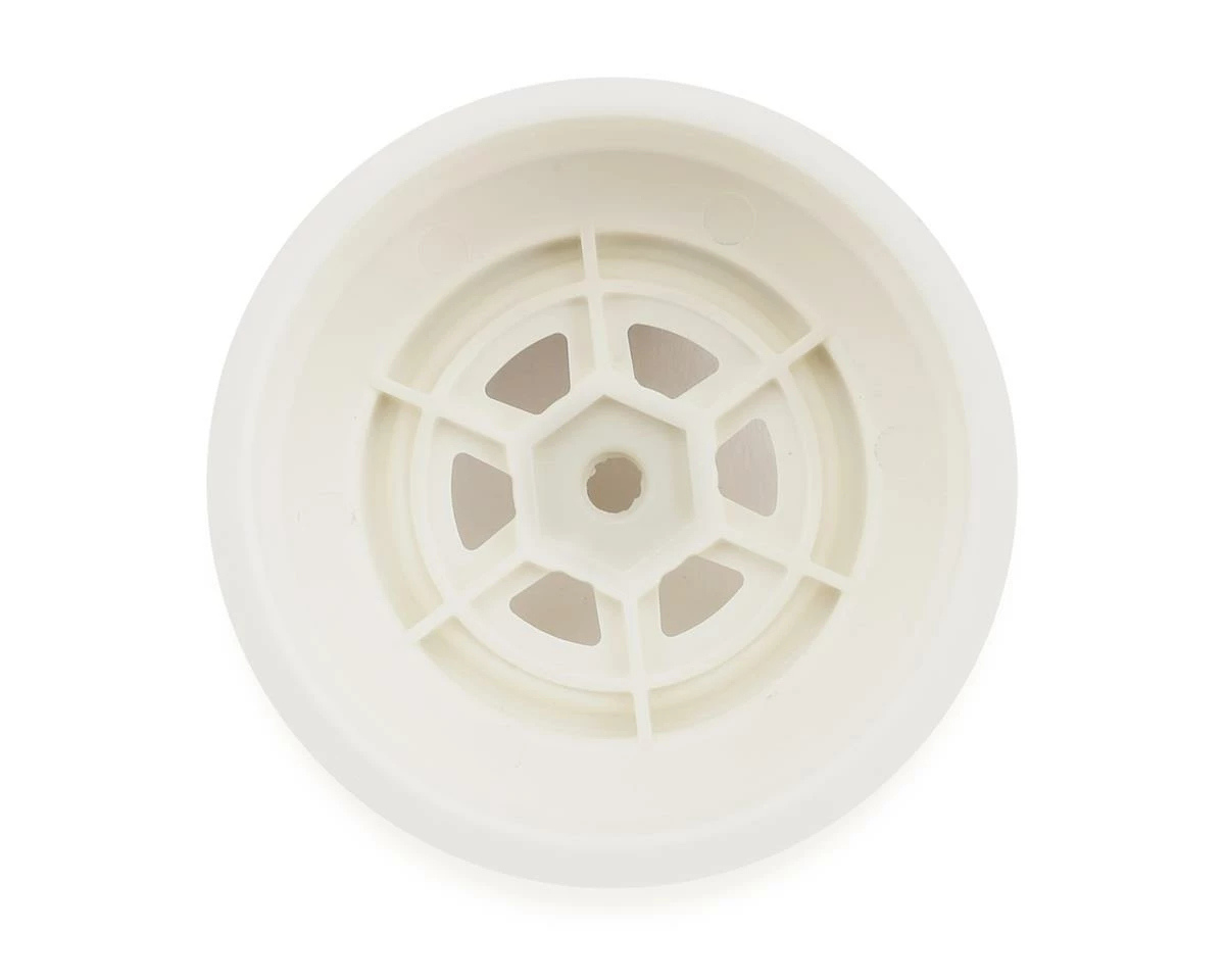 DE Racing Gambler Front Wheels (AE Offset) (White) W/12mm Hex - Image 2