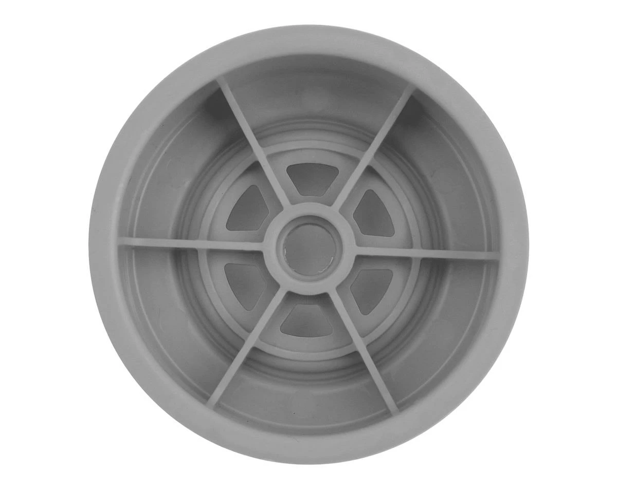 DE Racing Gambler 3/8" Bearing Front Wheels (Custom Works/GFRP) (Silver) - Image 2