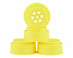 DE Racing Gambler Front Wheels (TLR Offset) (Yellow) W/12mm Hex