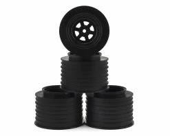 DE Racing Gambler Rear Sprint Wheels (AE/TLR) (Black) W/12mm Hex