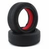 DE Racing Phenom Sprint Dirt Oval Front Tires W/Red Insert (2) (Clay)