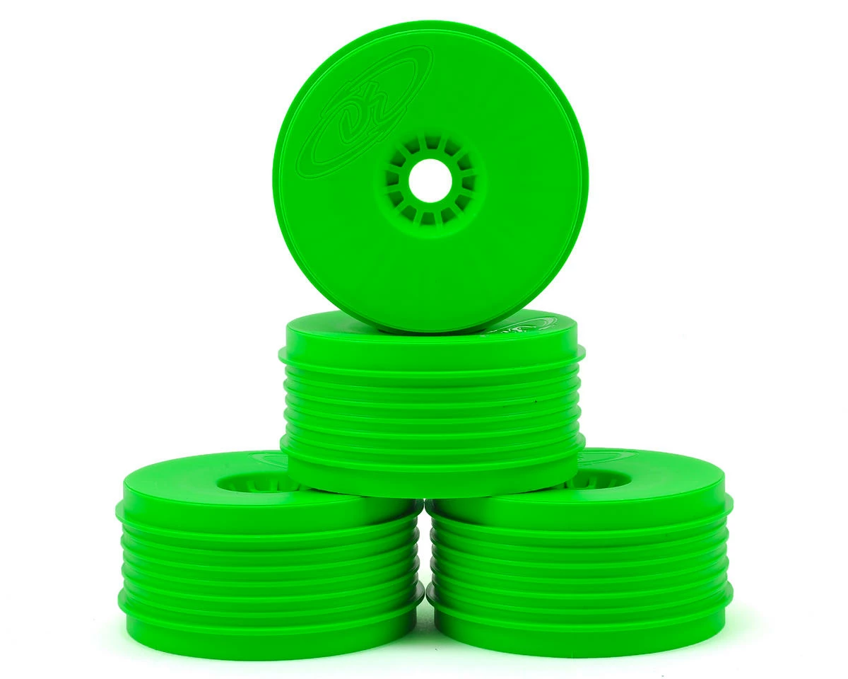 DE Racing "SpeedLine PLUS" 1/8 Buggy Wheel (4) (Green)