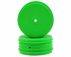 DE Racing Speedline PLUS 2.4 4WD Front Buggy Wheel (2) (Green) W/12mm Hex (22-4/D413/B74)
