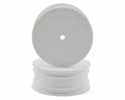 DE Racing 10mm Hex "Speedline" 2.2 1/10 Buggy Front Wheel (2) (TLR 22) (White)