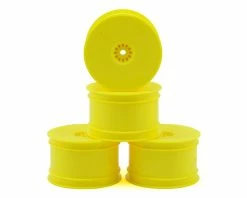 DE Racing Speedline 2.2 1/10 Buggy Rear Wheels (4) (B6/B74/22/22-4) (Yellow) W/12mm Hex