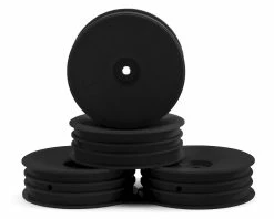 DE Racing Speedline Slim 2.2 2WD Buggy Front Wheel (Black) (4) (B6/RB6) W/12mm Hex