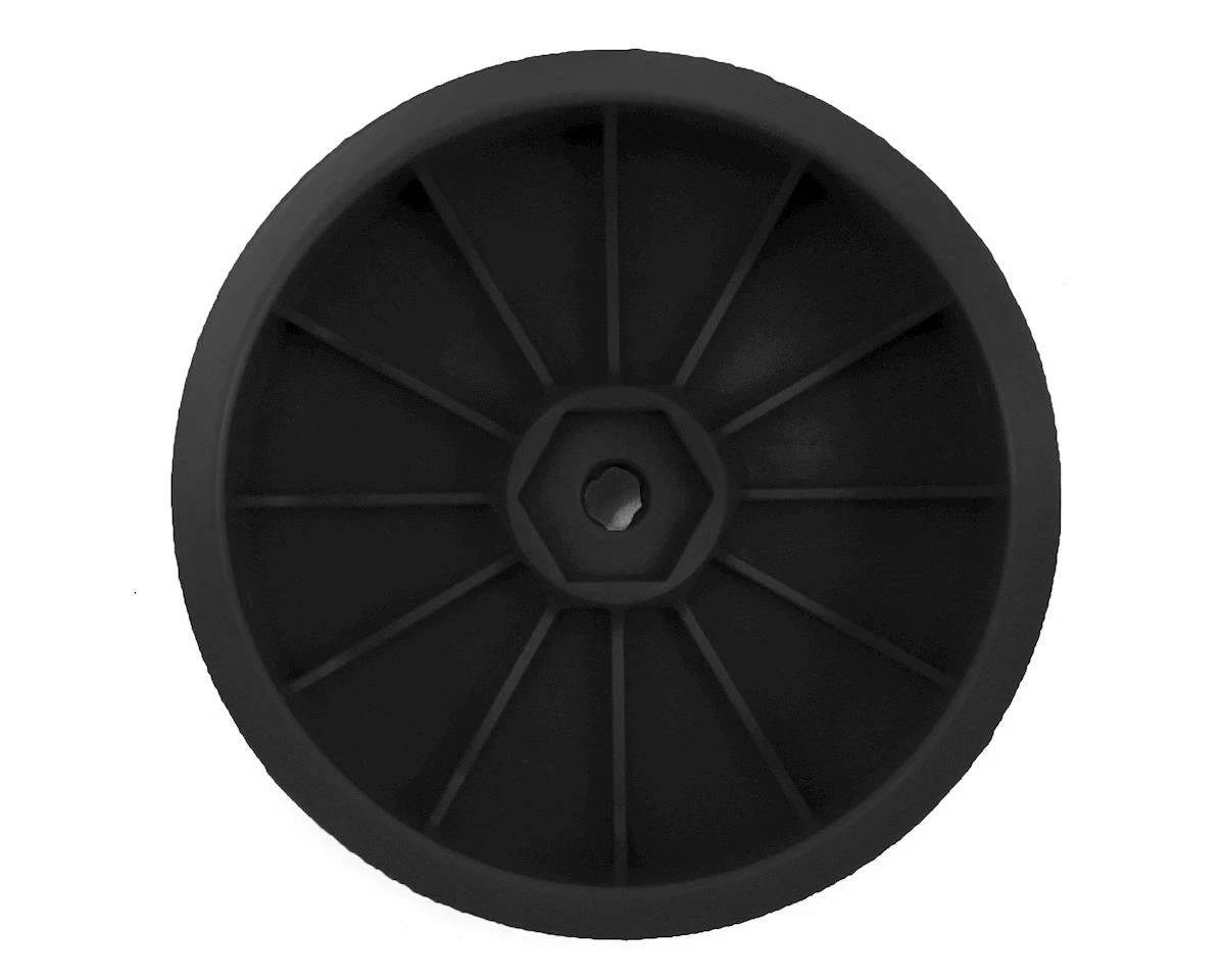 DE Racing Speedline Slim 2.2 2WD Buggy Front Wheel (Black) (4) (B6/RB6) W/12mm Hex - Image 2