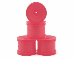 DE Racing 12mm Hex "Speedline" 2.2" 1/10 Stadium Truck Wheel (Pink) (4) (T4.2)