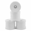 DE Racing 12mm Hex "Speedline" 2.2" 1/10 Stadium Truck Wheel (White) (4) (T4.2)