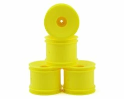 DE Racing 12mm Hex "Speedline" 2.2" 1/10 Stadium Truck Wheel (Yellow) (4) (T4.2)