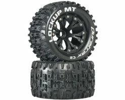 Duratrax Lockup MT 2.8" Pre-Mounted Monster Truck Tires (Black) (2) (C2 - Soft)
