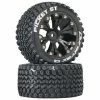 Duratrax Picket ST 2.8" Mounted 2WD Rear Truck Tires (Black) (2)