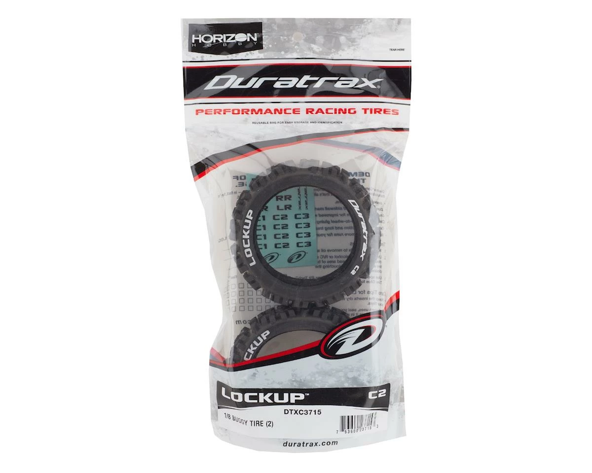 Duratrax Lockup 1/8 Buggy Tire (2) (C2) - Image 2