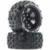 Duratrax Pistol ST 2.8 Pre-Mounted Tires (Black) (2) W/14mm Hex