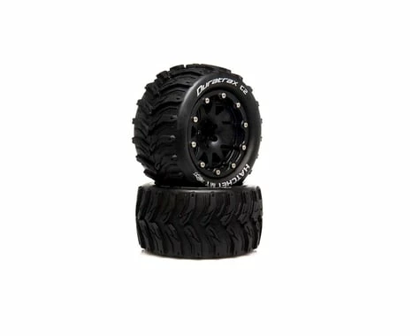 Duratrax Hatchet MT Belted 2.8" 2WD Truck Tires (Black) (2) (0.5 Offset)
