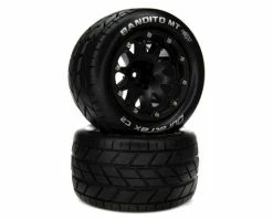 Duratrax Bandito MT Belted 2.8" On-Road Truck Tires W/14mm Hex (Black) (2)