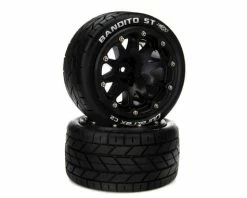 Duratrax Bandito ST Belted 2.8" 2WD On-Road Truck Tires W/14mm Hex (Black) (2)