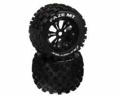 Duratrax FAZE MT 1/8 Monster Truck Tires (Black) (2)