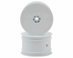 HB Racing 12mm Hex 1/10 Buggy Rear Wheels (2) (White) (D216/D413)