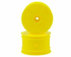 HB Racing 12mm Hex 1/10 Buggy Rear Wheels (2) (Yellow) (D216/D413)