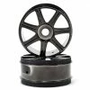 HB Racing Edge Wheels (2) (Black Chrome)