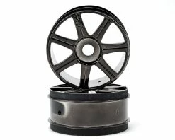 HB Racing Edge Wheels (2) (Black Chrome)